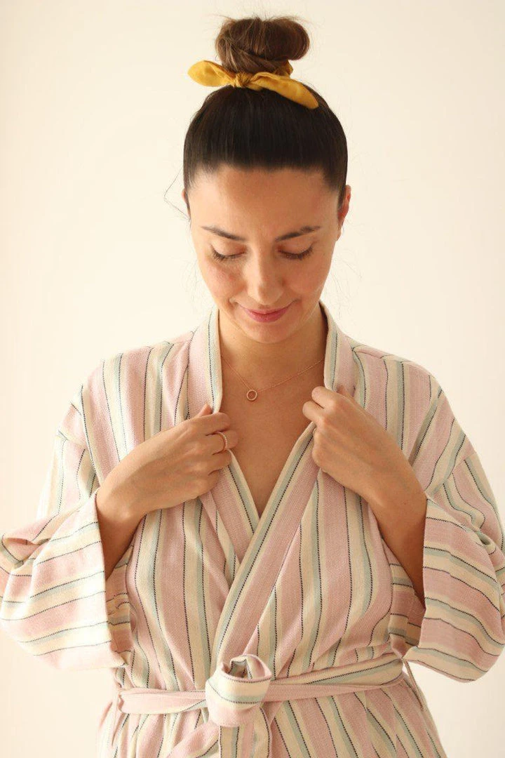 Anatolico Towels + Bath Mats Lily Unisex Turkish Robe 4 Anatolico Towels + Bath Mats Lily Unisex Turkish Robe