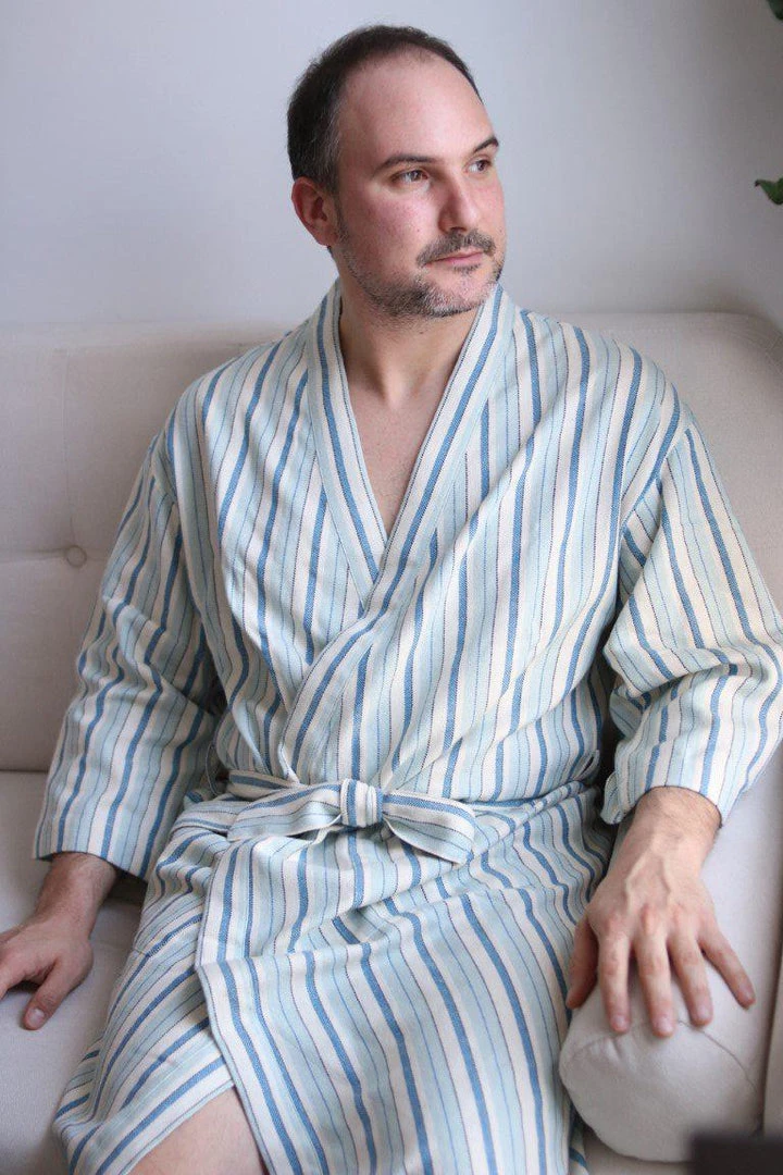 Anatolico Sky Unisex Turkish Robe Home Goods 6 Anatolico Sky Unisex Turkish Robe Home Goods