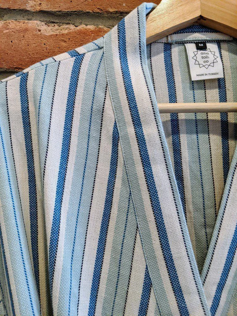 Anatolico Sky Unisex Turkish Robe Home Goods 5 Anatolico Sky Unisex Turkish Robe Home Goods