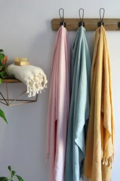 Anatolico Best Sellers Waffle Weave Turkish Towel - Pink
