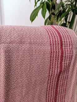 Anatolico Throw Blankets Matia Turkish Blanket / Scarf - Pink 16 Anatolico Throw Blankets Matia Turkish Blanket / Scarf - Pink