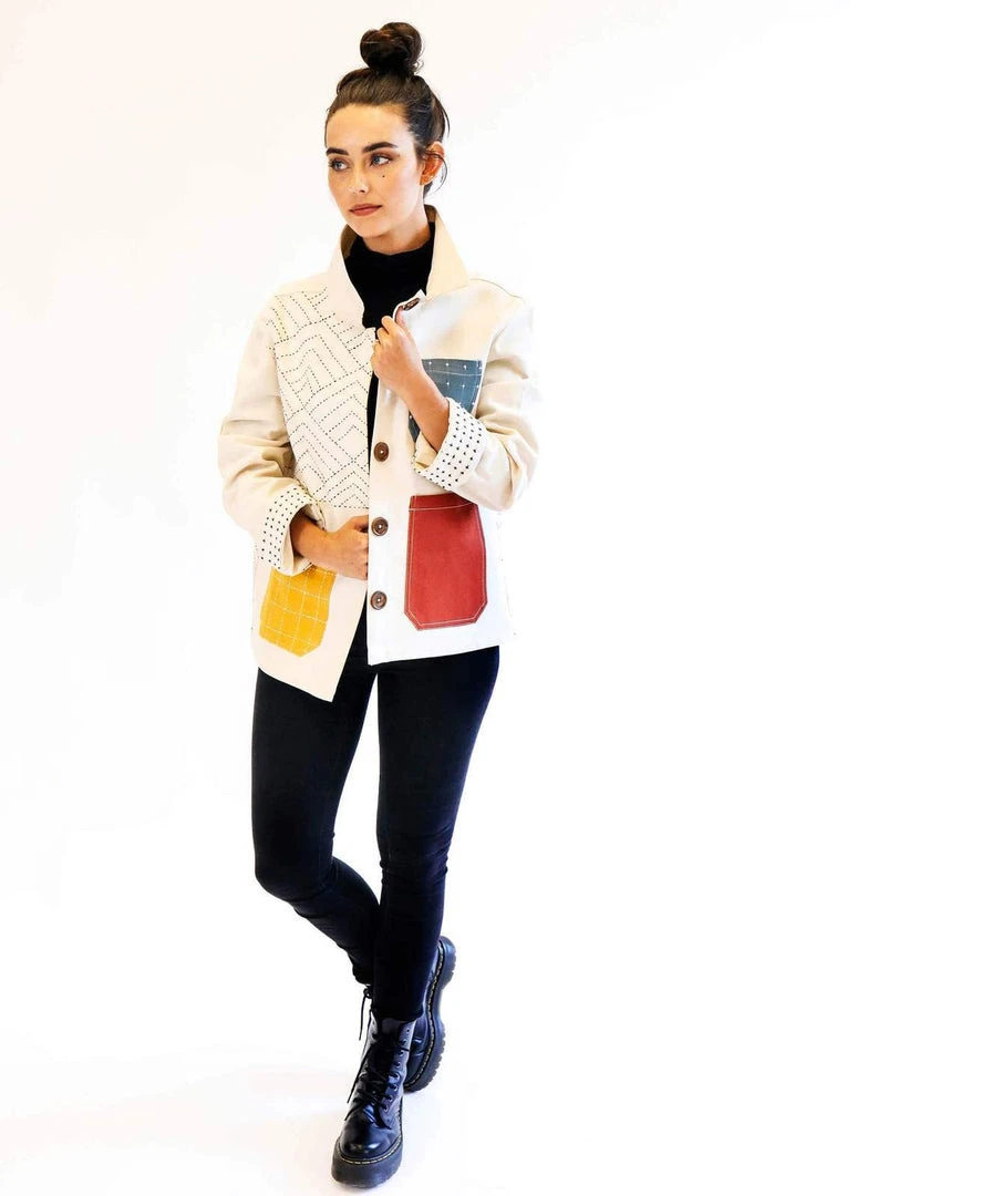 Anchal Clothing Chore Jacket - Bone 4 Anchal Clothing Chore Jacket - Bone