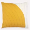 Anchal Curve Throw Pillow - Gold Home Goods