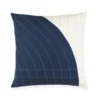Anchal Curve Throw Pillow - Navy Home Goods