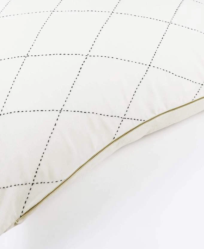 Anchal Diamond Stitch Standard Throw Pillow - Bone 6 Anchal Diamond Stitch Standard Throw Pillow - Bone