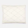 Anchal Diamond Stitch Standard Throw Pillow - Bone 2 Anchal Diamond Stitch Standard Throw Pillow - Bone