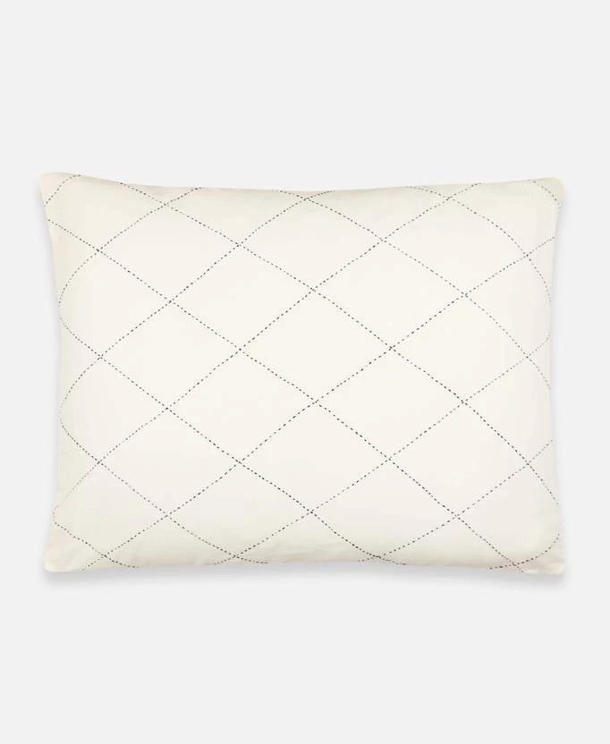 Anchal Diamond Stitch Standard Throw Pillow - Bone 3 Anchal Diamond Stitch Standard Throw Pillow - Bone