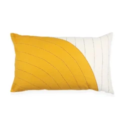 Anchal Curve Lumbar Pillow - Gold