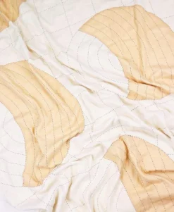 Anchal Crescent Lattice Quilt - Sand 14 Anchal Crescent Lattice Quilt - Sand