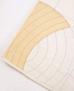 Anchal Crescent Lattice Quilt - Sand 17 Anchal Crescent Lattice Quilt - Sand