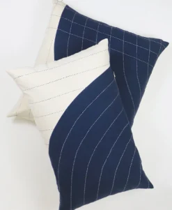 Anchal Home Goods Curve Lumbar Pillow - Navy 8 Anchal Home Goods Curve Lumbar Pillow - Navy