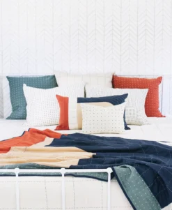 Anchal Autumn Curve Throw Blanket Home Goods