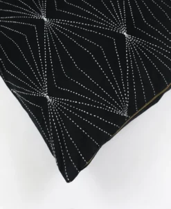 Anchal Prism Throw Pillow - Charcoal