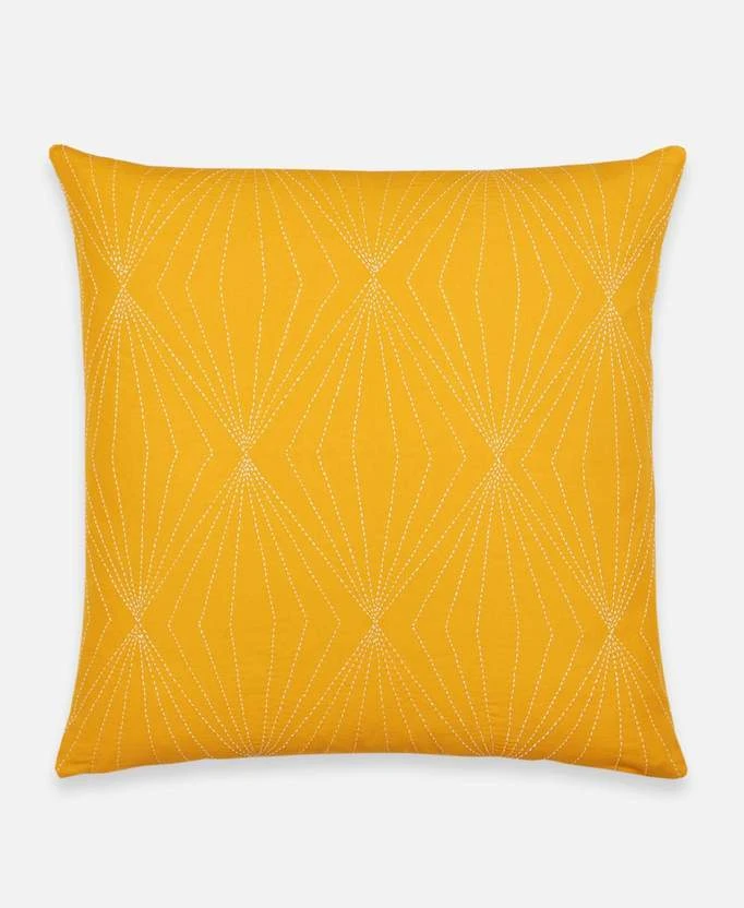 Anchal Prism Throw Pillow - Mustard 3 Anchal Prism Throw Pillow - Mustard