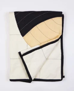 Anchal Home Goods Small Crescent Lattice Throw Quilt