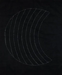 Anchal Home Goods Small Crescent Lattice Throw Quilt