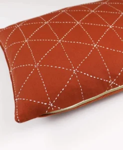 Anchal Graph Small Throw Pillow - Rust Best Sellers