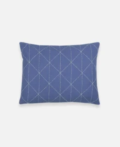 Anchal Home Goods Graph Small Throw Pillow - Slate
