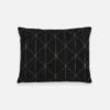 Anchal Graph Small Throw Pillow - Charcoal Home Goods 1 Anchal Graph Small Throw Pillow - Charcoal Home Goods