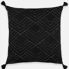 Anchal Tilt Throw Pillow - Charcoal
