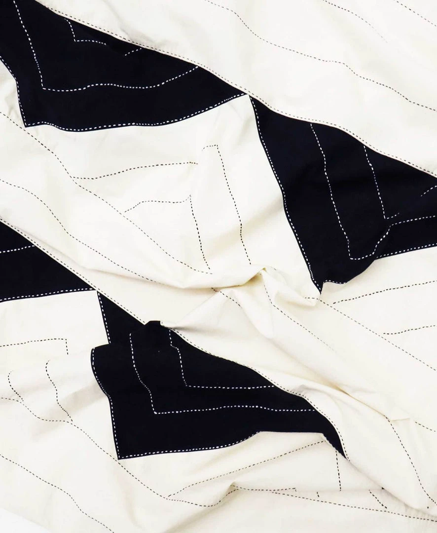 Anchal Triangle Duvet Cover - Charcoal 4 Anchal Triangle Duvet Cover - Charcoal