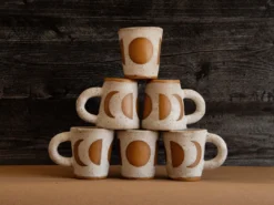 Anne Gates Studio Lunar Phase Ceramic Mug Drinkware