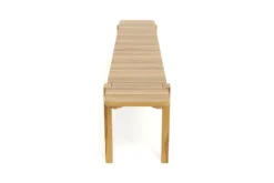 Masaya & Co. Furniture Apanas Slatted Top Outdoor Bench
