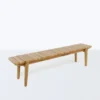 Masaya & Co. Furniture Apanas Slatted Top Outdoor Bench