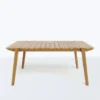 Masaya & Co. Apanas Slatted Top Outdoor Dining Table Furniture