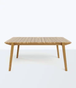 Masaya & Co. Apanas Slatted Top Outdoor Dining Table Furniture