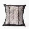 Studio Variously Ara Silk Throw Pillow - Black Throw Pillows