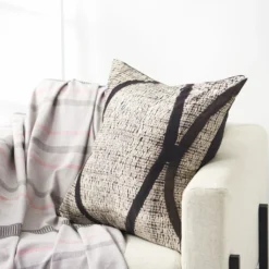 Studio Variously Home Goods Arc Silk Throw Pillow - Black 10 Studio Variously Home Goods Arc Silk Throw Pillow - Black