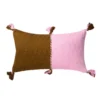 Archive New York Home Goods Antigua Lumbar Pillow - Baby Pink Colorblock 1 Archive New York Home Goods Antigua Lumbar Pillow - Baby Pink Colorblock