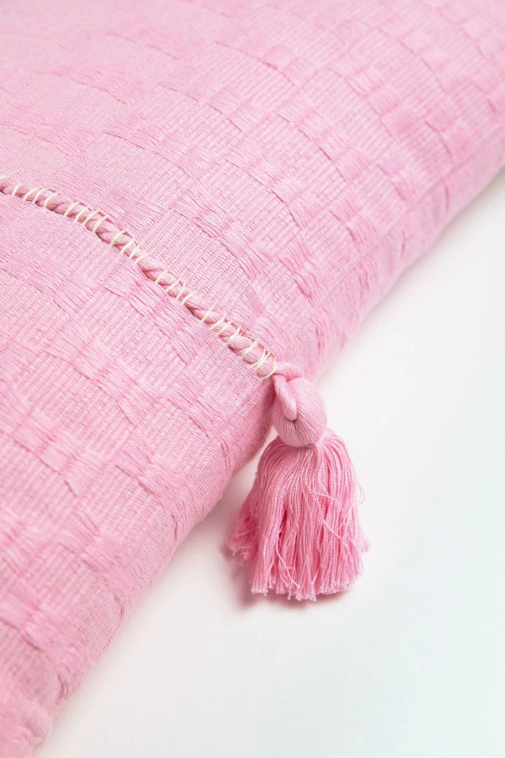 Archive New York Home Goods Antigua Lumbar Pillow - Baby Pink 4 Archive New York Home Goods Antigua Lumbar Pillow - Baby Pink