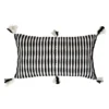 Archive New York Antigua Lumbar Pillow - Black + White 2 Archive New York Antigua Lumbar Pillow - Black + White