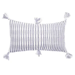 Archive New York Home Goods Antigua Lumbar Pillow - Cool Gray