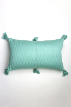 Archive New York Home Goods Antigua Lumbar Pillow - Faded Aqua