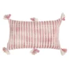 Archive New York Home Goods Antigua Lumbar Pillow- Faded Pink Striped 1 Archive New York Home Goods Antigua Lumbar Pillow- Faded Pink Striped