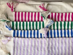 Archive New York Home Goods Antigua Lumbar Pillow - Fuchsia Pink Stripe 16 Archive New York Home Goods Antigua Lumbar Pillow - Fuchsia Pink Stripe