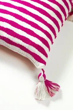 Archive New York Home Goods Antigua Lumbar Pillow - Fuchsia Pink Stripe 13 Archive New York Home Goods Antigua Lumbar Pillow - Fuchsia Pink Stripe