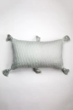 Archive New York Home Goods Antigua Lumbar Pillow - Gray
