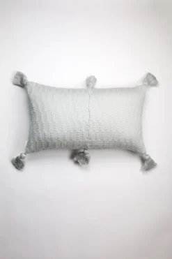 Archive New York Home Goods Antigua Lumbar Pillow - Gray