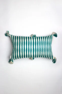 Archive New York Antigua Lumbar Pillow - Jade Striped