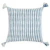 Archive New York Antigua Throw Pillow- Faded Indigo Striped Home Goods