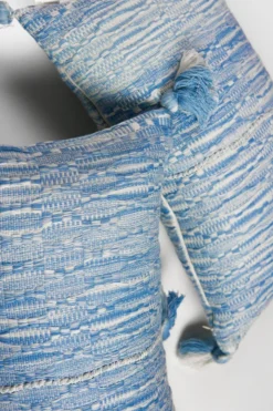 Archive New York Home Goods Antigua Lumbar Pillow - Ocean Blue Tie Dye