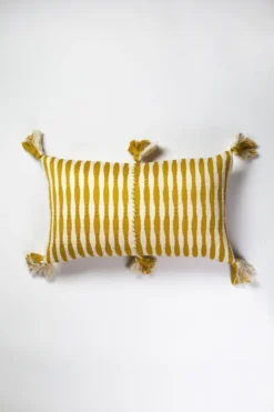 Archive New York Home Goods Antigua Lumbar Pillow - Ochre Striped