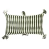 Archive New York Antigua Lumbar Pillow - Olive Striped Home Goods
