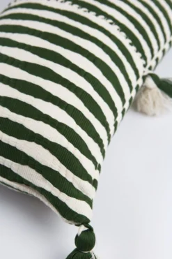 Archive New York Antigua Lumbar Pillow - Olive Striped Home Goods 8 Archive New York Antigua Lumbar Pillow - Olive Striped Home Goods