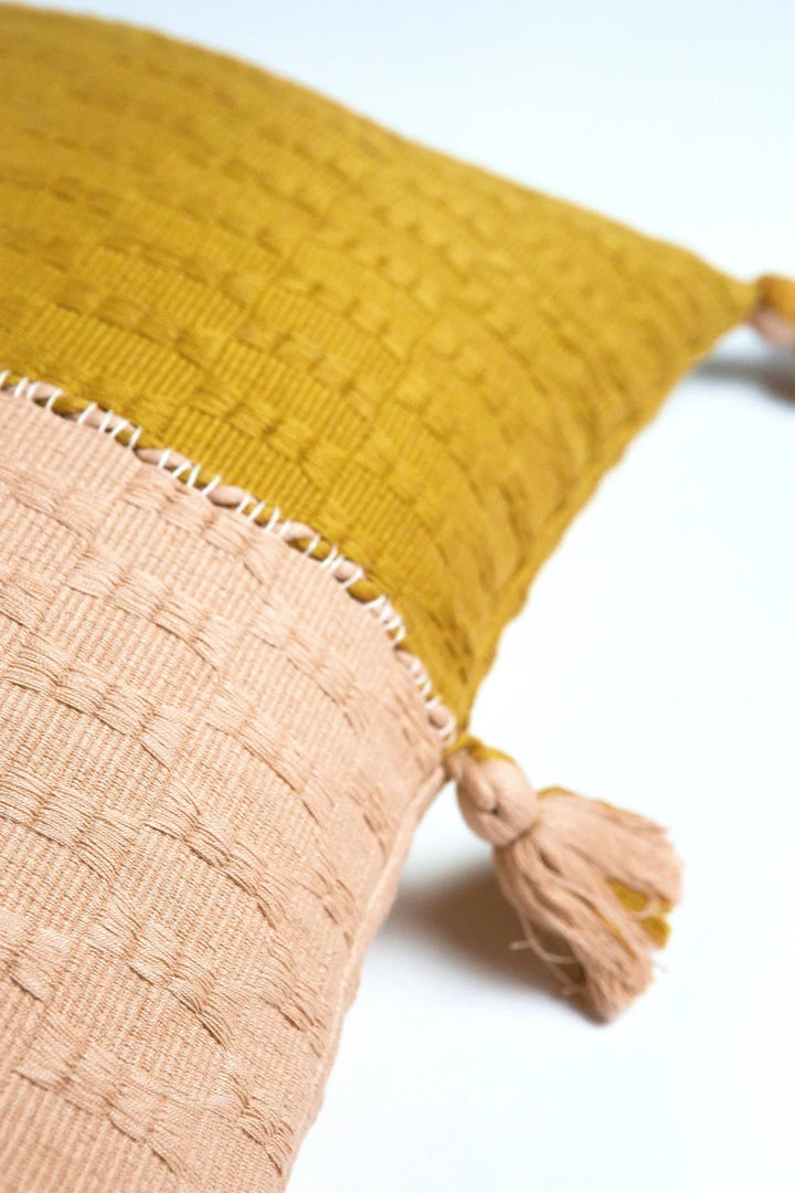 Archive New York Home Goods Antigua Lumbar Pillow - Peach + Ochre 7 Archive New York Home Goods Antigua Lumbar Pillow - Peach + Ochre