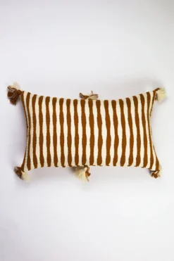 Archive New York Antigua Lumbar Pillow - Umber Striped 9 Archive New York Antigua Lumbar Pillow - Umber Striped